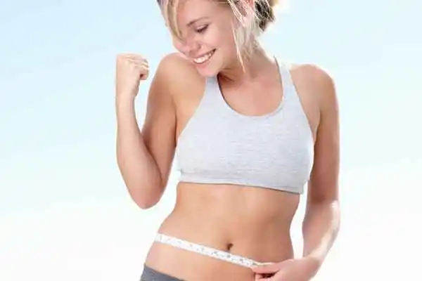 woman happy after fat reduction treatment Ham