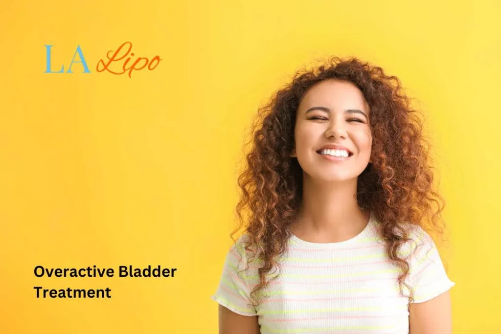 woman smiling about overactive bladder treatment Ham solutions